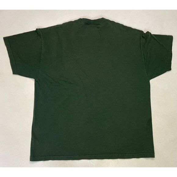 VINTAGE Nike Graphic T-shirt Men XXL Green Short Sleeve - Picture 3 of 5